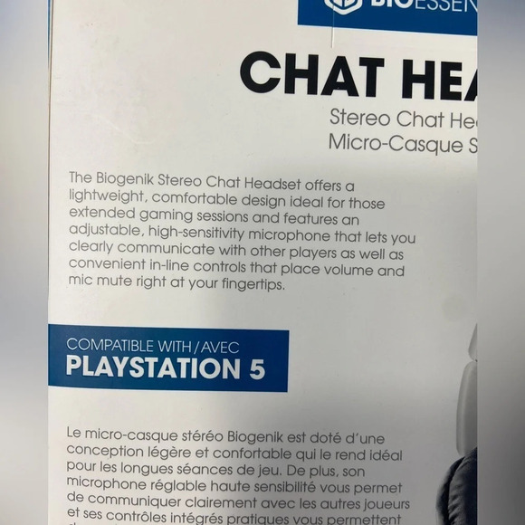 Bioessentials - PS5 Stereo Chat Headset - BNIB  🎧🎮 - Picture 4 of 8